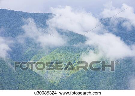 Mountains in fog, Norikura Plateau, Matsumoto, Nagano Prefecture, Japan View Large Photo Image Picture - Mountains in fog, Norikura Plateau, Matsumoto, Nagano Prefecture, Japan. Fotosearch