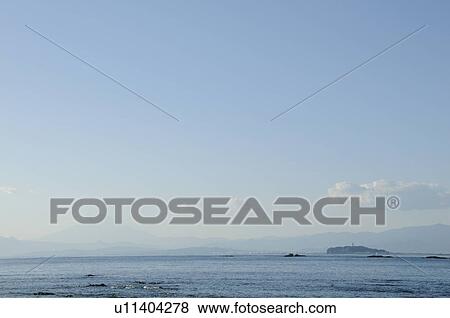 Mt Fuji and Enoshima Island viewed from Kamakura. Enoshima, Kamakura, Kanagawa Prefecture, Japan View Large Photo Image Stock Photo - Mt Fuji and Enoshima Island viewed from Kamakura. Enoshima, Kamakura, Kanagawa Prefecture, Japan. Fotosearch