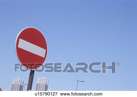 No Entry Sign Under a Blue Sky. Koto-ku, Tokyo, Japan View Large Photo Image Stock Photo - No Entry Sign Under a Blue Sky. Koto-ku, Tokyo, Japan. Fotosearch