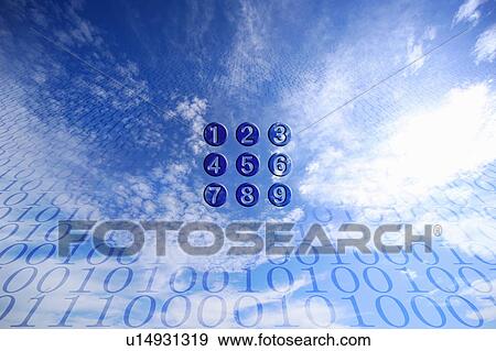 Numbers in the Sky View Large Photo Image Stock Photo - Numbers in the Sky. Fotosearch
