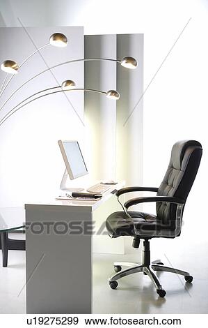 Office desk View Large Photo Image Stock Photo - Office desk. Fotosearch