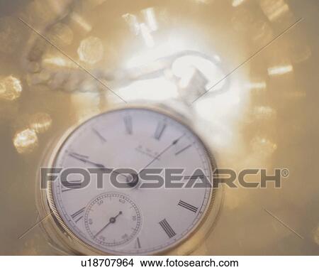 Picture - Old-fashioned pocket watch. Fotosearch