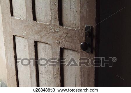 Stock Image - Old wooden door. Fotosearch
