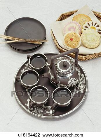 Stock Image - Oolong tea. Fotosearch