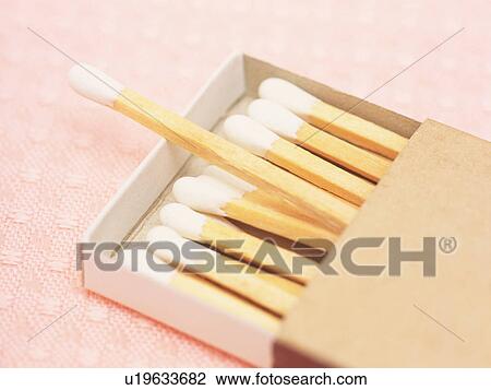 Stock Image - Open box of matches. Fotosearch