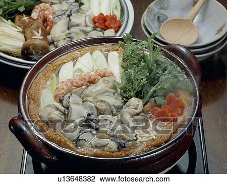 Oysters and vegetables cooked in crock pot View Large Photo Image Stock Image - Oysters and vegetables cooked in crock pot. Fotosearch