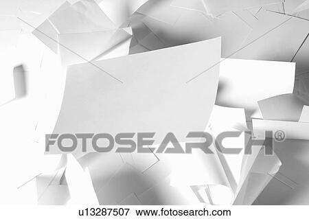 Stock Photo - Papers Falling. Fotosearch