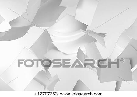 Papers thrown in air, white background View Large Photo Image Stock Image - Papers thrown in air, white background. Fotosearch