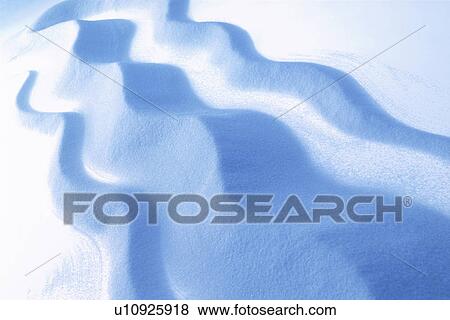 Stock Photo - Patterns in sand, close-up. Fotosearch