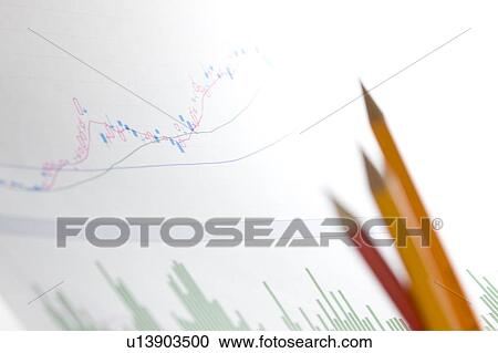 Pencils pointing to graph View Large Photo Image Stock Image - Pencils pointing to graph. Fotosearch