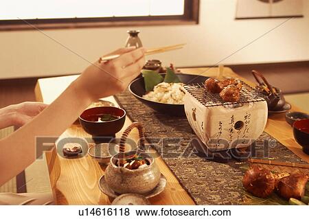 Person cooking on charcoal brazier View Large Photo Image Stock Photo - Person cooking on charcoal brazier. Fotosearch