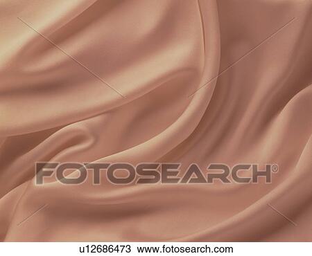 Stock Image - Pink fabric, close up, full frame. Fotosearch