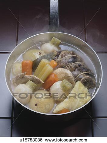Pot-au-feu in a Pan View Large Photo Image Stock Photograph - Pot-au-feu in a Pan. Fotosearch
