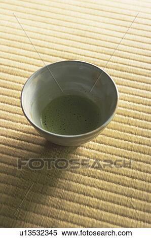Powdered green tea View Large Photo Image Stock Photography - Powdered green tea. Fotosearch