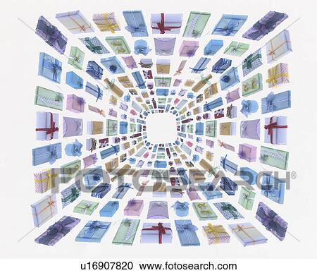 Presents in the form of a tunnel View Large Photo Image Stock Image - Presents in the form of a tunnel. Fotosearch