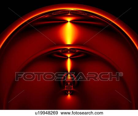 Stock Photo - Red rippled shiny texture. Fotosearch