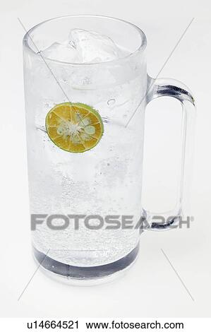 Stock Image - Refreshing lime drink. Fotosearch