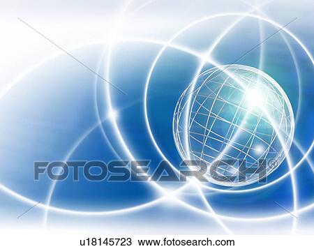 Rings orbiting a gridded sphere View Large Photo Image Stock Image - Rings orbiting a gridded sphere. Fotosearch