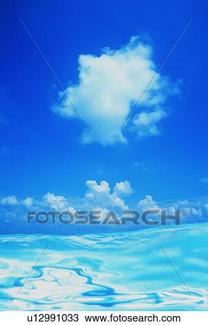 Rippled sea water and sky with cloud View Large Photo Image Stock Image - Rippled sea water and sky with cloud. Fotosearch