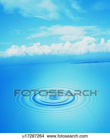 Rippled water in ocean with sky View Large Photo Image Picture - Rippled water in ocean with sky. Fotosearch