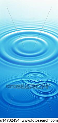 Picture - Rippled water. Fotosearch