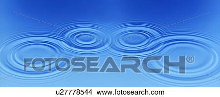 Picture - Rippled water. Fotosearch