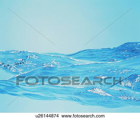 Picture - Rippled water surface. Fotosearch