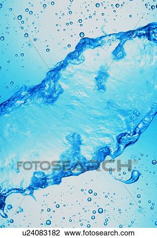 Stock Image - Rippled water surface. Fotosearch