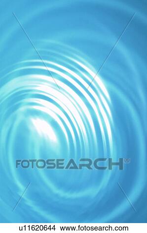 Picture - Rippled water with blue background. Fotosearch