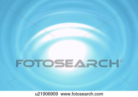 Stock Photo - Rippled water with blue background. Fotosearch
