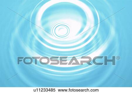 Stock Photography - Rippled water with blue background. Fotosearch