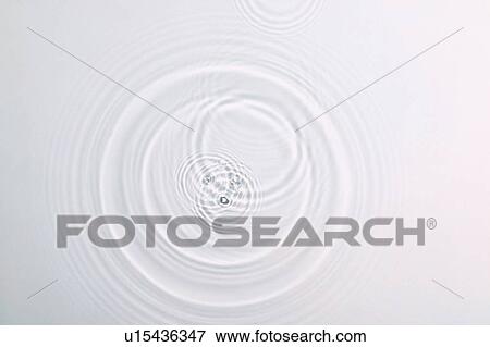 Stock Photo - Rippled water with white background. Fotosearch