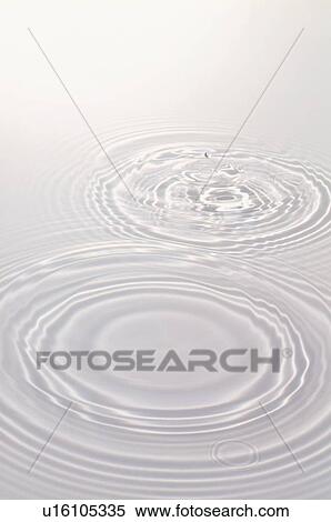 Stock Photography - Rippled water with white background. Fotosearch