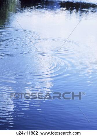 Stock Image - Ripples in water. Fotosearch