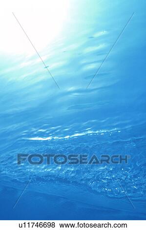 Stock Photo - Ripples on water surface and light. Fotosearch