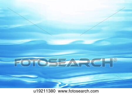 Stock Image - Ripples on water surface. Fotosearch