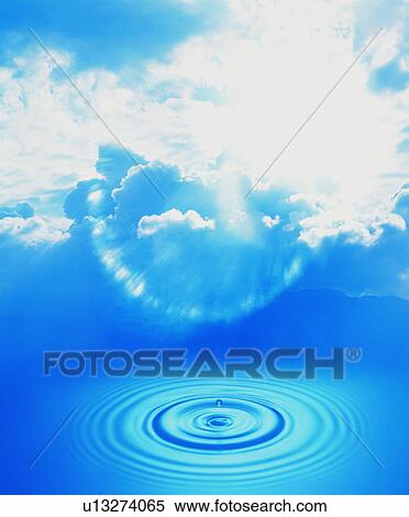 Rippling water under clouds View Large Photo Image Stock Photography - Rippling water under clouds. Fotosearch