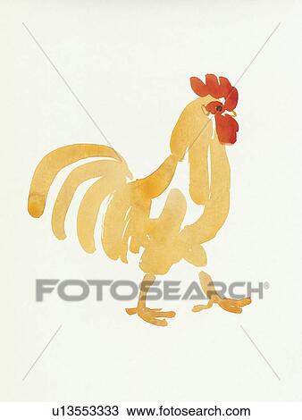 Stock Image - Rooster. Fotosearch