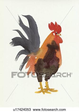 Stock Image - Rooster. Fotosearch