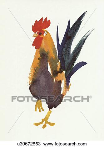 Stock Image - Rooster. Fotosearch