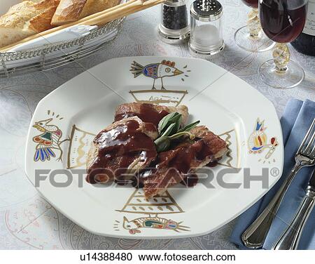 Stock Image - Saltimbocca. Fotosearch