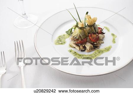 Sauteed escargot with mushrooms View Large Photo Image Stock Image - Sauteed escargot with mushrooms. Fotosearch