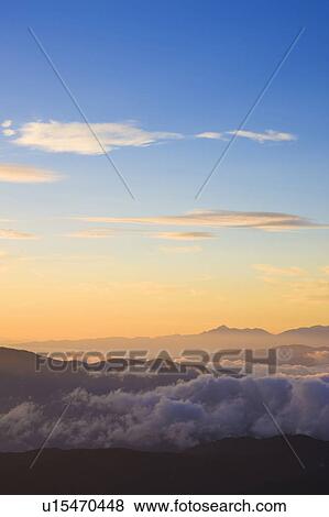 Stock Photo - Scenic View from Mt. Norikura. Matsumoto, Nagano Prefecture, Japan. Fotosearch