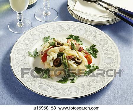 Stock Photo - Seafood Salad. Fotosearch