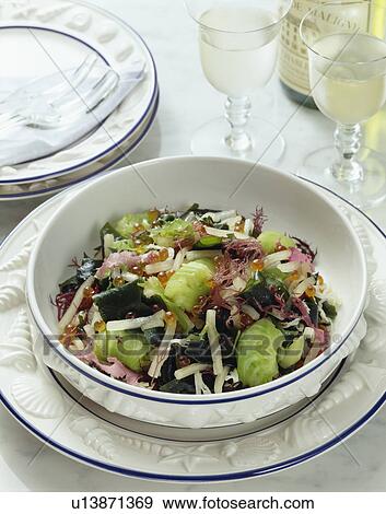 Seaweed Salad View Large Photo Image Stock Photo - Seaweed Salad. Fotosearch