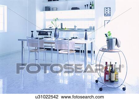 Set kitchen table View Large Photo Image Stock Image - Set kitchen table. Fotosearch
