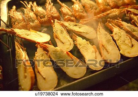 Shrimp Teppan-yaki. Tokyo Prefecture, Japan View Large Photo Image Picture - Shrimp Teppan-yaki. Tokyo Prefecture, Japan. Fotosearch