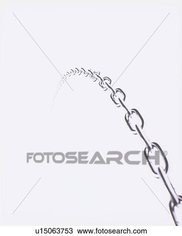 Stock Image - Silver chain. Fotosearch