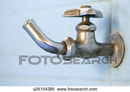 Stock Photography - Silver tap. Fotosearch
