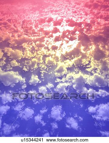Stock Image - Sky and clouds. Fotosearch